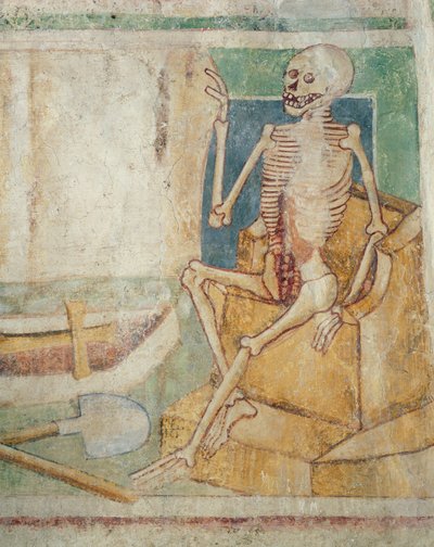 The Dance of Death: Death by the Open Tomb by Janez Kastav